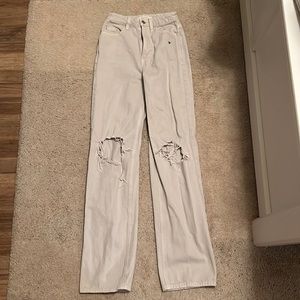 PacSun Boyfriend Jeans (light grey)